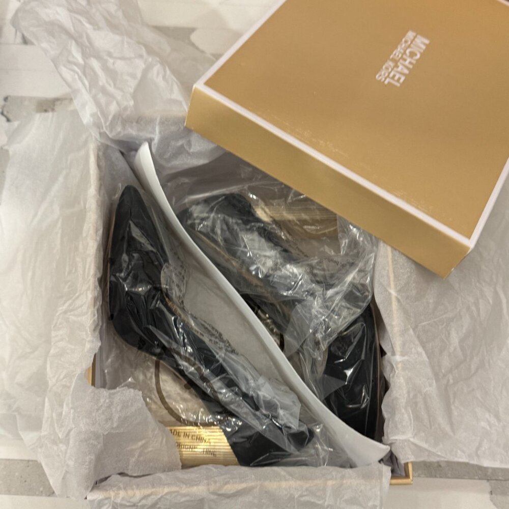 MICHAEL KORS Black Suede Paloma Pump - Picture 3 of 12